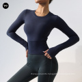 Athletic Apparel Workout Tops Fitness Running Sport T-Shirts Training Sportswear Women Yoga Shirts Long Sleeve